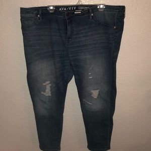 AVA & VIV cropped jeans